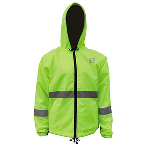 HIGH VISIBILTY LIME ALL WEATHER JACKET