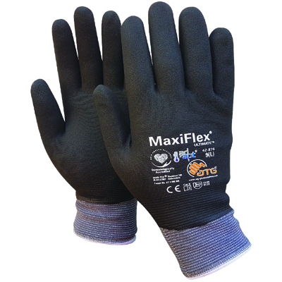 MAXI FLEX FULLY DIPPED GLOVES 9/10  