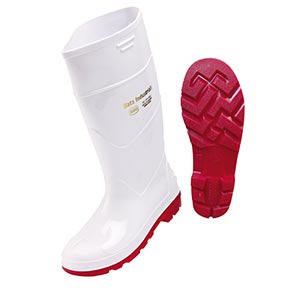 BATA GUM BOOTS SIZE 8 WHITE RS (SABS APPROVED)