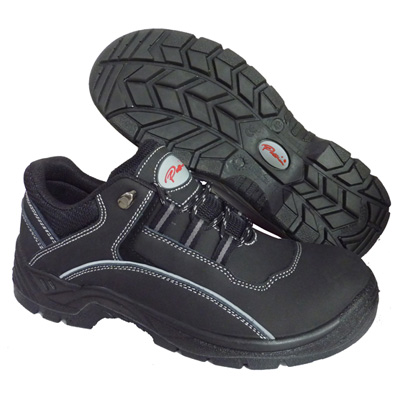 SAFETY SHOES, SOLE: PU/RUBB NUBUCK LEATHER
